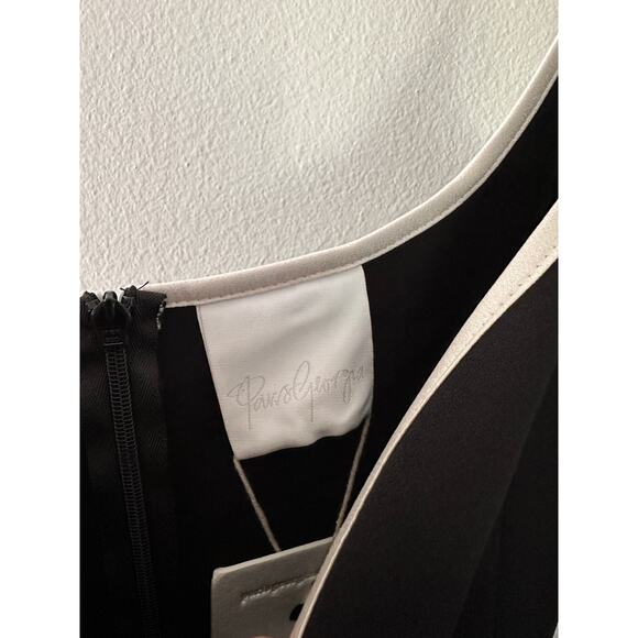 Paris Georgia Heart Dress in Black & White - Picture 14 of 16